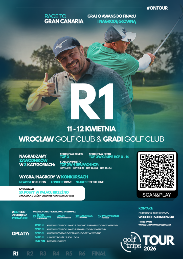 GOLF TRIPS 2026 R1 - Golf Trips Tour – Cykl Turniejów Golfowych w Polsce