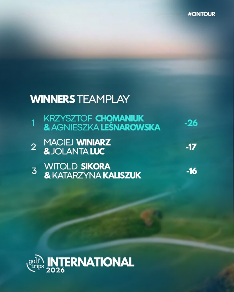 wyniki 3 GT teamplay - Golf Trips Tour – Cykl Turniejów Golfowych w Polsce