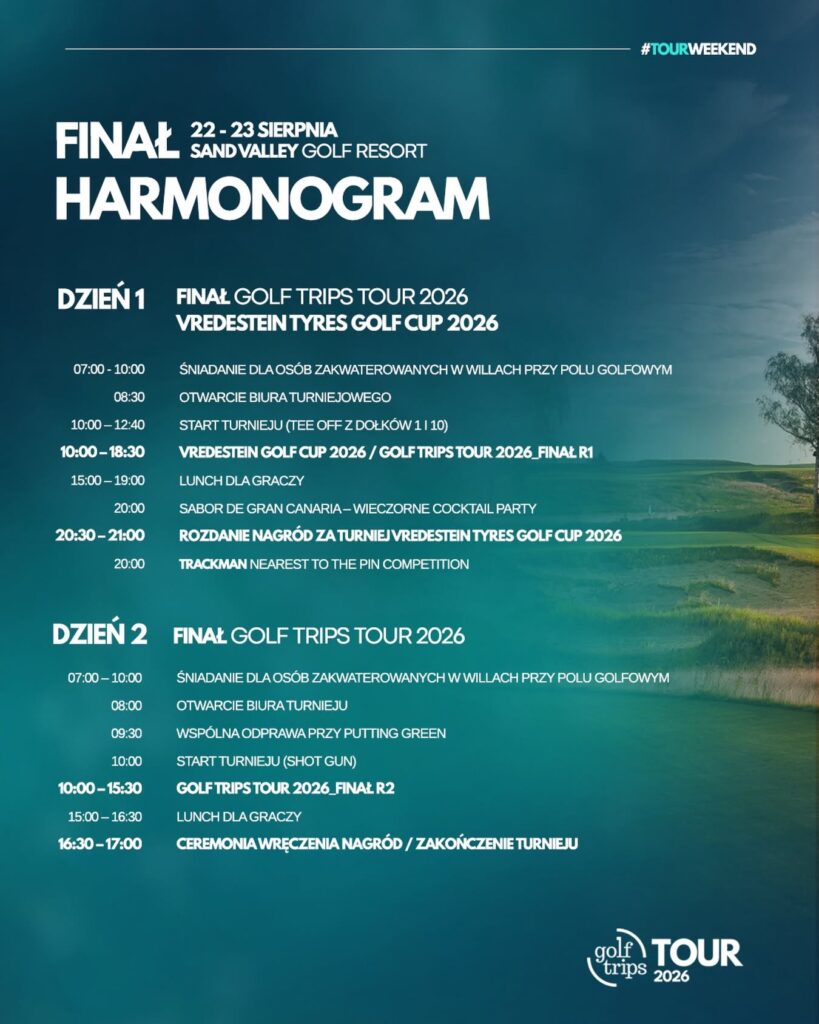 harmonogram - Golf Trips Tour – Cykl Turniejów Golfowych w Polsce