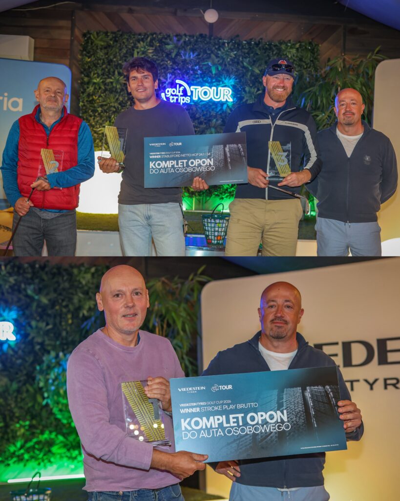 Vredestein Tyres Golf Cup 2026 winners! - Golf Trips Tour – Cykl Turniejów Golfowych w Polsce nagrody 2 - Golf Trips Tour – Cykl Turniejów Golfowych w Polsce